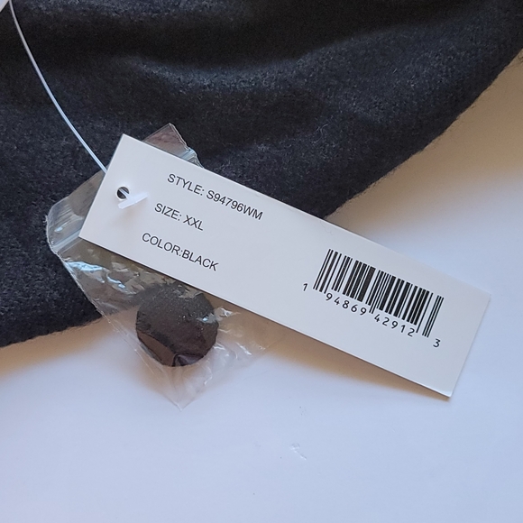 99 JANE STREET Size XXL Black Cardigan Sweater Pearl & Rhinestone Embellished - Picture 3 of 7